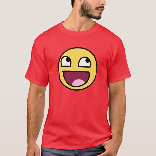 Camiseta T épico do adulto da cara (Frente)