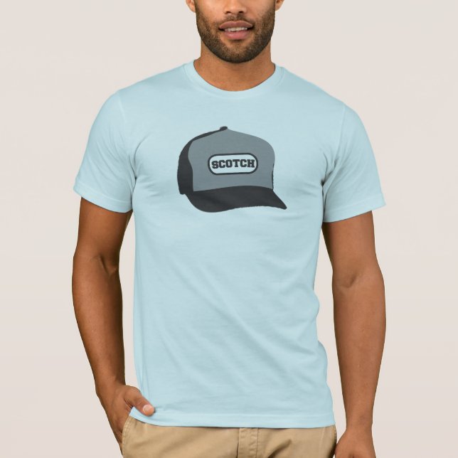 Camiseta T escocês do chapéu (Frente)