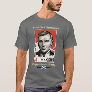 Camiseta T escocês do Partido Republicano dos trabalhadore