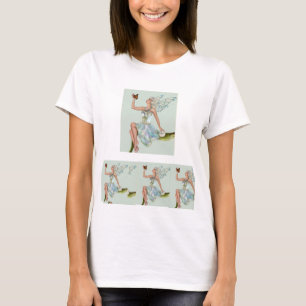 Camiseta T feericamente telhado