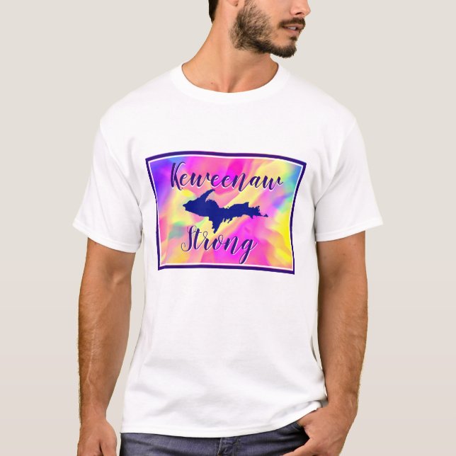 Camiseta T forte de Keweenaw (Frente)