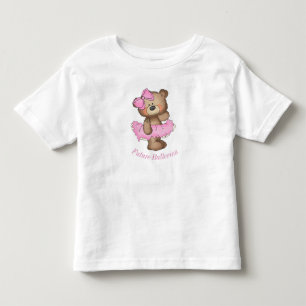 Camiseta T futuro do plissado da criança do urso da