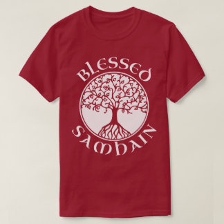 Camiseta T gaélico pagão abençoado do Dia das Bruxas do