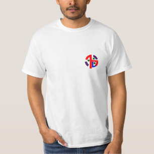 Camiseta T gráfico abstrato