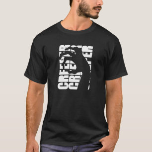 Camiseta T gráfico do Creeper - preto - pela mordaça