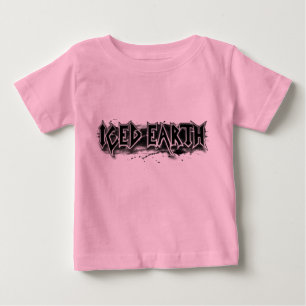 Camiseta T infantil congelado da longo-Capa do LOGOTIPO do