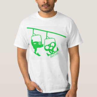 Camiseta T irénico da vida do esqui
