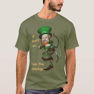 Camiseta T irlandês engraçado do Leprechaun Farting