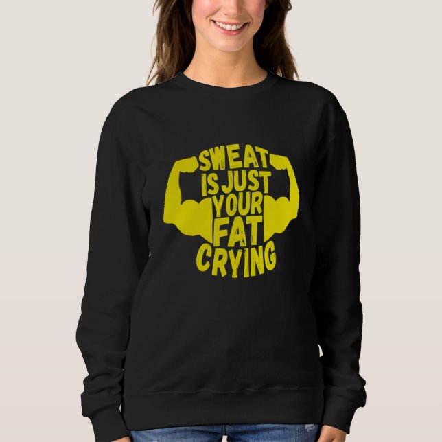 Camiseta t Is Just Your Fat Crying Workout Gym Fitness  1 (Frente)