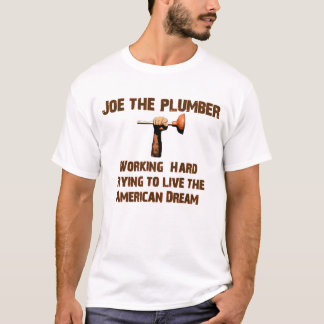 Camiseta T Joe o sonho americano do canalizador