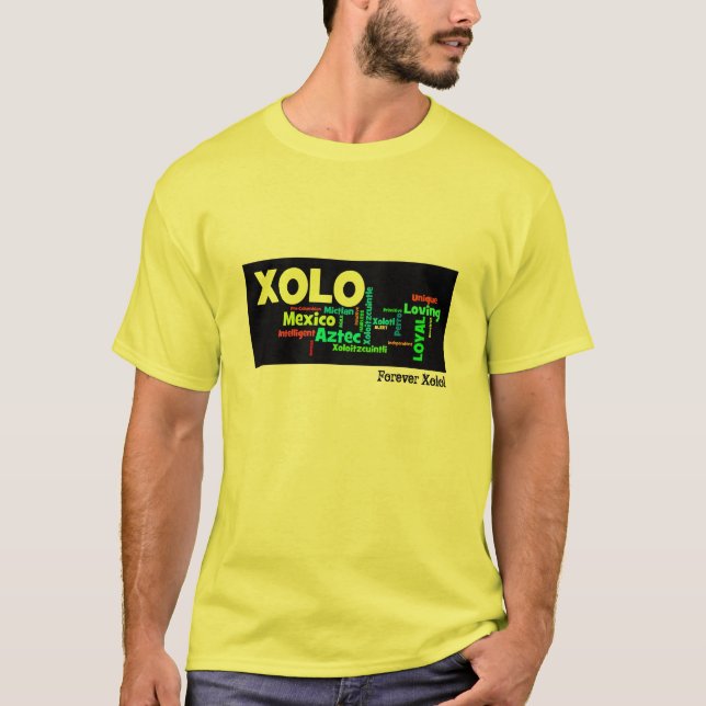 Camiseta T legal de Xolo Wordcloud! (Frente)