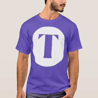 Camiseta T - Letra Monograma Inicial