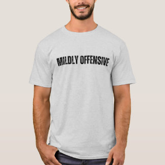 Camiseta T ligeiramente ofensiva