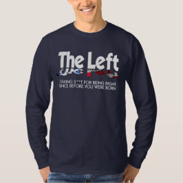 Camiseta T longo básico da Capa dos homens - a esquerda,