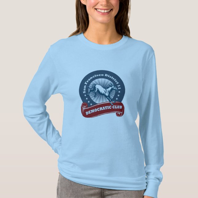 Camiseta T longo da Capa (Frente)