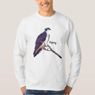 Camiseta T longo da Capa dos homens do Osprey