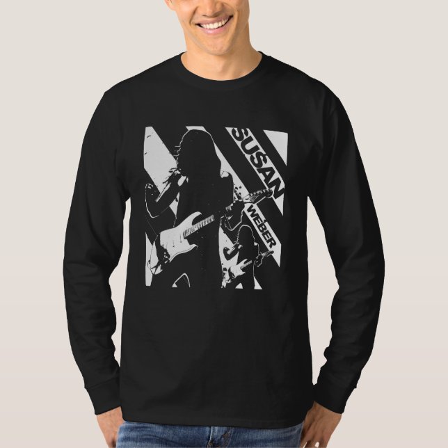 Camiseta T longo da luva (Frente)