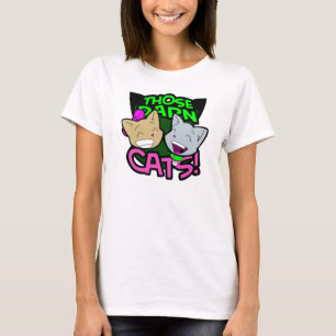Camiseta T maldito daquelas senhoras dos gatos