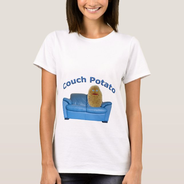 Camiseta T-Maternidade Engraçado de Batata (Frente)