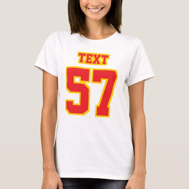 Camiseta T Nano do algodão do Hanes das mulheres DOURADOS (Frente)