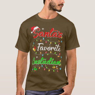 Camiseta T- Natal Favorito dos Papais noeis Xmas engraçados