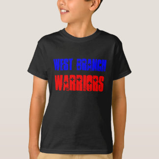 Camiseta T ocidental da juventude dos guerreiros do ramo