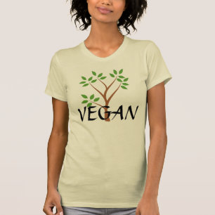 Camiseta T orgânico do Vegan
