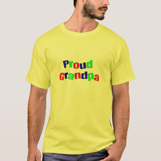 Camiseta T orgulhoso do vovô