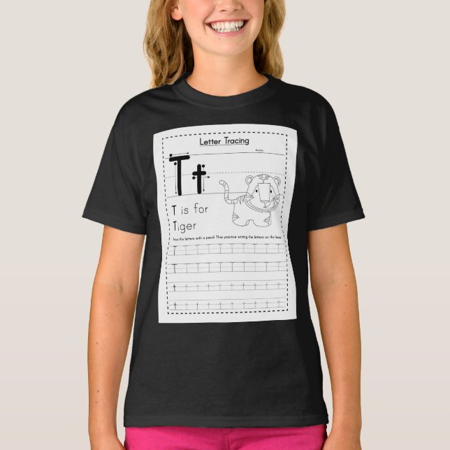 Camiseta T para o tigre (Frente)