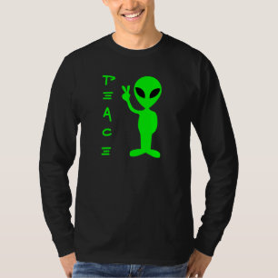Camiseta T pequeno do homem verde