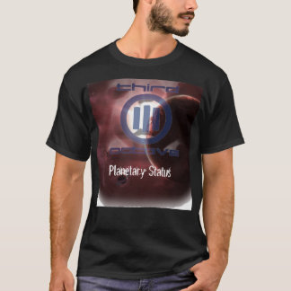 Camiseta T planetário