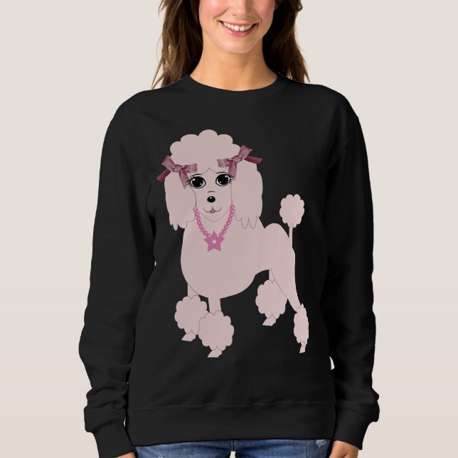 Camiseta T- Poodle Rosa (Frente)