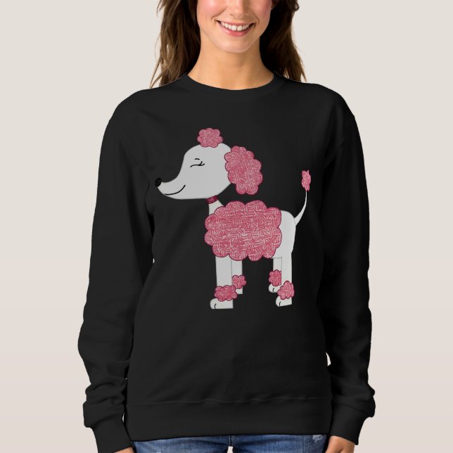 Camiseta T- Poodle Rosa (Frente)