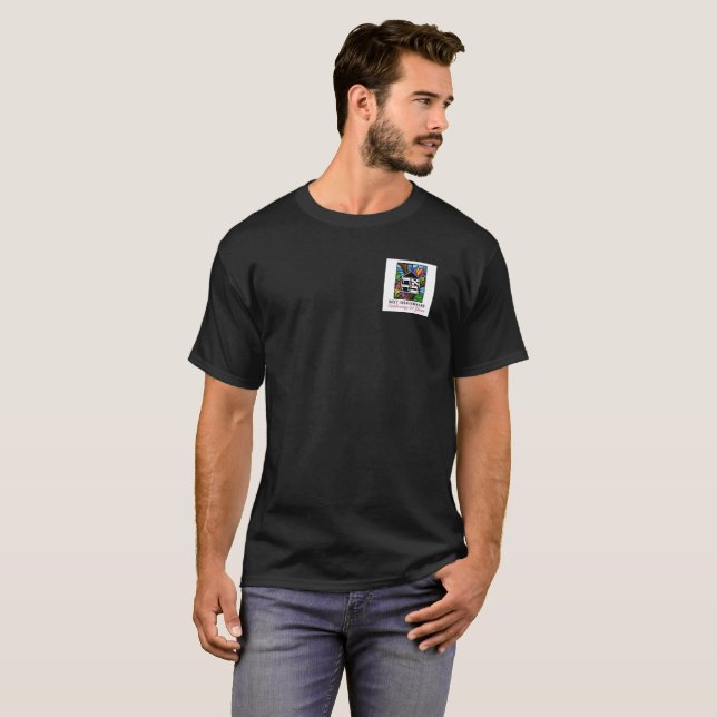 Camiseta T preto da gala (Frente Completa)