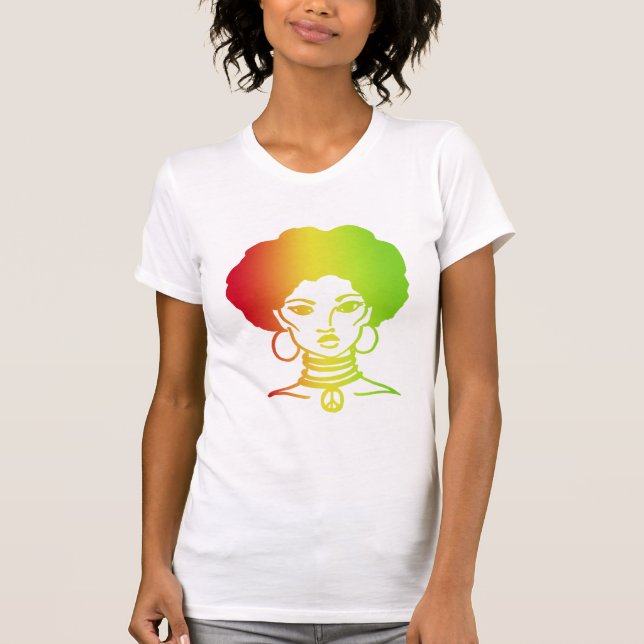 CAMISETA T PRETO DE AFROLICOUS (Frente)
