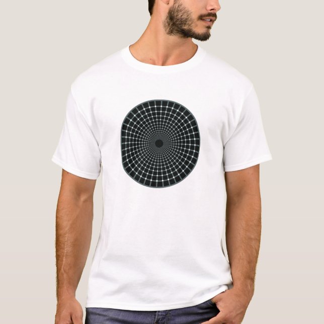Camiseta T preto do alvo (Frente)