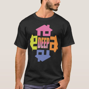 Camiseta T profundo da casa por Stephen Hughes