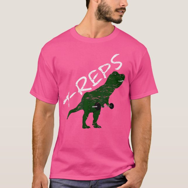 Camiseta T-Reps em Elevação de Peso em Distância (Frente)