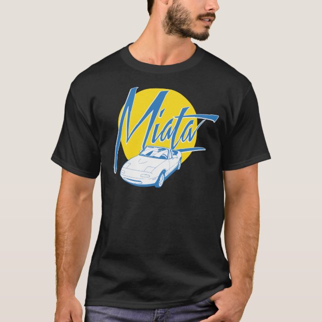 Camiseta T retro de Miata (Frente)