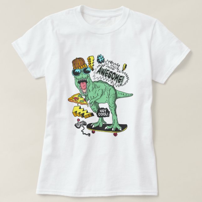 Camiseta T-Rex (Frente do Design)