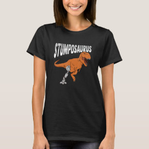 Camiseta T Rex Amputep Piada Perna Prostética Dinossauro pa
