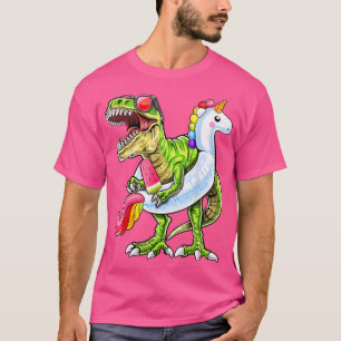 Camiseta T Rex Beach Natação Piscina Dinossaur Rawr T Rex D