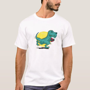 Camiseta T-rex corre com o Love