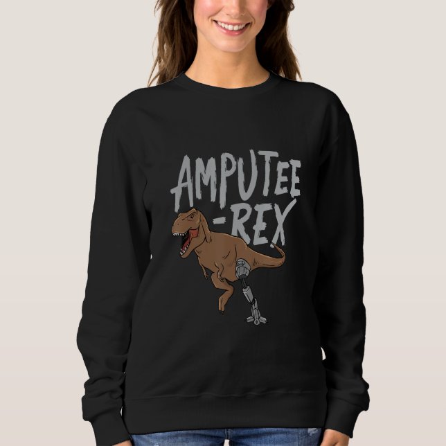 Camiseta T Rex Deficiente Joco Perna Protética Dinossauro p (Frente)