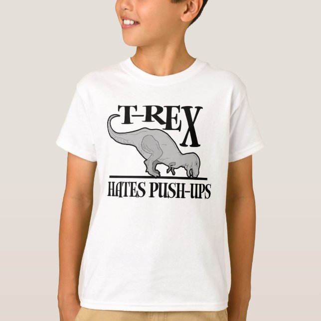Camiseta T-Rex deia Impulso-UPS $20,95 miúdos (Frente)