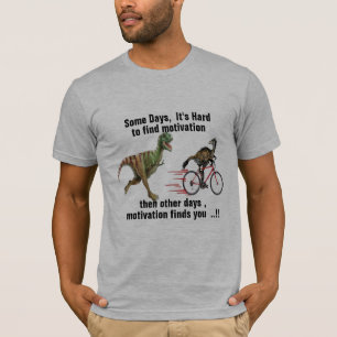 Camiseta t-rex dinassauros motivação divertida Tyrannosau
