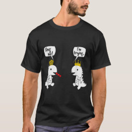 Camiseta T Rex Dinossaur Casal Me Abraçando Dia de os namor
