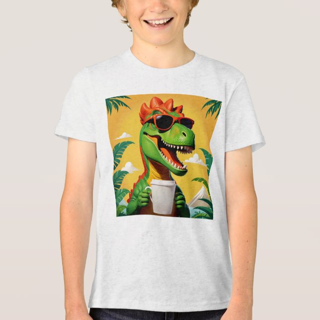 Camiseta T-Rex Dinossaur Engraçado (Frente)