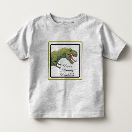 Camiseta T-Rex Dinossaur Hanukkah Unisex Bebê