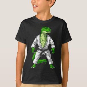 Camiseta T-rex Dinossaur Jiu-jitsu Judo Karate Taekwondo Ma
